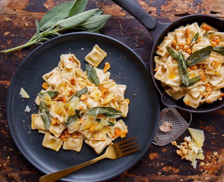 Pumpkin & Ricotta Ravioli